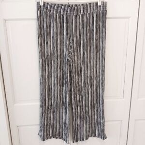 AGB striped wide leg pants